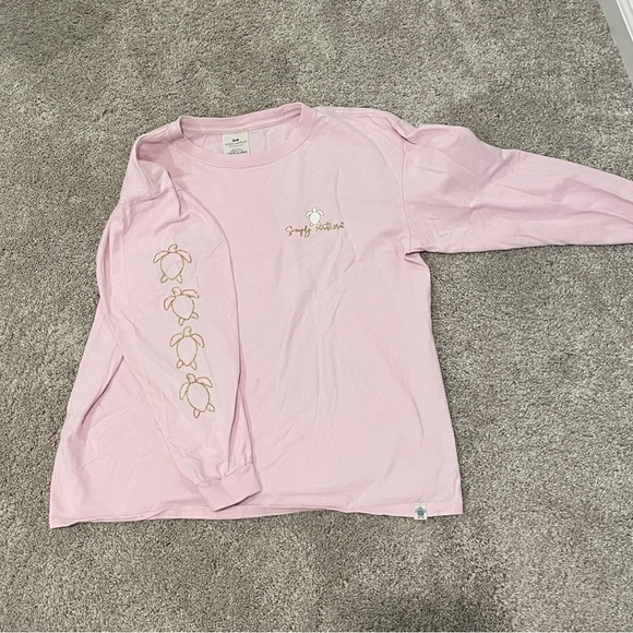 Simply Southern Pink Long Sleeve Tee - Picture 2 of 3